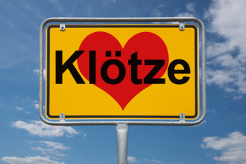 Ortstafel Klötze