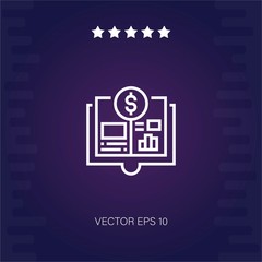 investment vector icon modern illustration