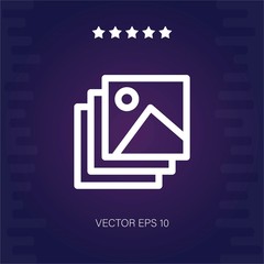 media vector icon modern illustration
