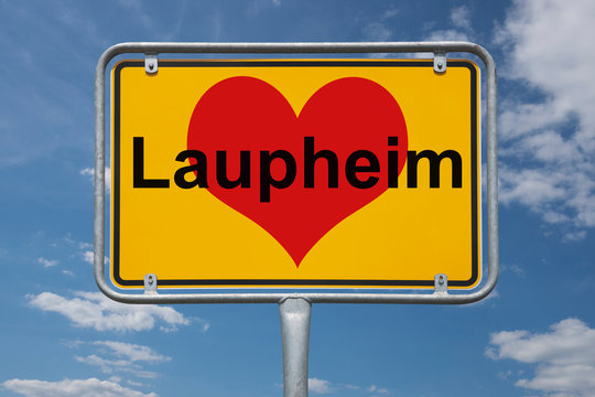 Ortstafel Laupheim