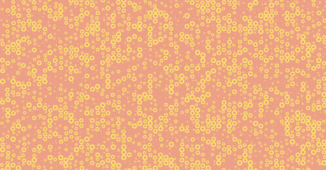 Abstract Color Halftone Dots generative art background illustration