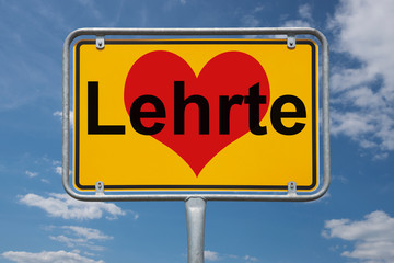 Ortstafel Lehrte