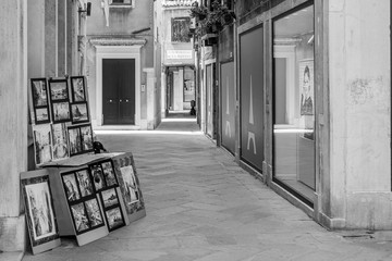 Leere Gassen in Venedig
