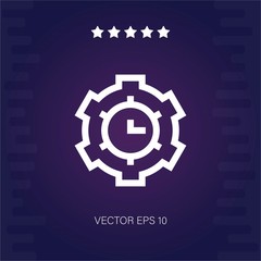 timing vector icon modern illustration