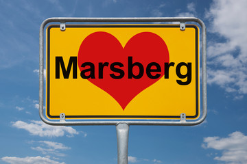 Ortstafel Marsberg