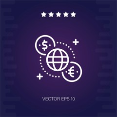 exchange vector icon modern illustration
