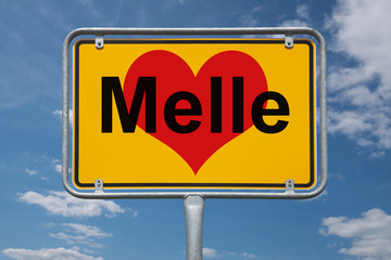 Ortstafel Melle