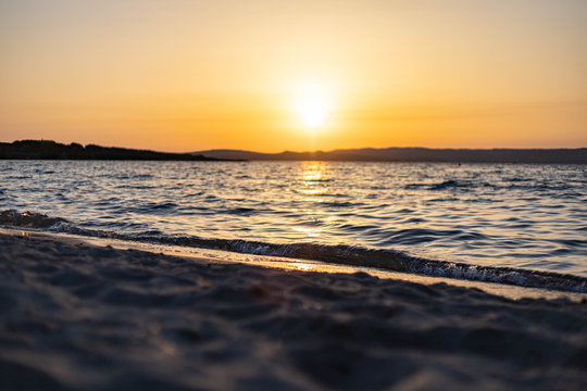 Sunset at Spiaggia La Salina, Sardinia, Italy 1