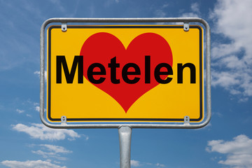 Ortstafel Metelen