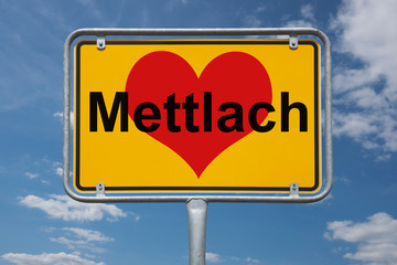 Ortstafel Mettlach
