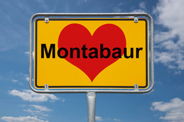 Ortstafel Montabaur