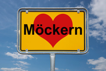 Ortstafel Möckern