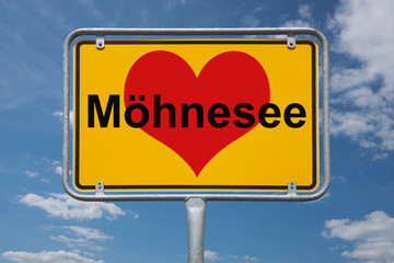 Ortstafel Möhnesee