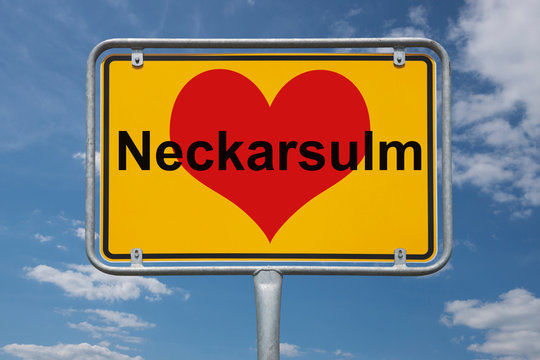 Ortstafel Neckarsulm