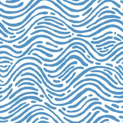 Seamless pattern with waves. Design for backdrops with sea, rivers or water texture. Repeating texture. Figure for textiles. Print for the cover of the book, postcards, t-shirts. Surface design.