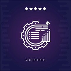 performance vector icon modern illustration