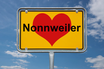 Ortstafel Nonnweiler