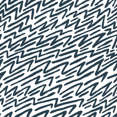 Seamless pattern with zig zag waves. Design for backdrops with sea, rivers or water texture. Repeating texture. Figure for textiles. Print for the cover of the book, postcards, t-shirts.