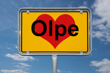 Ortstafel Olpe