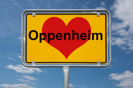 Ortstafel Oppenheim