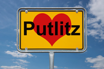 Ortstafel Putlitz