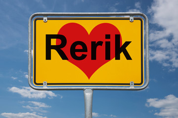 Ortstafel Rerik