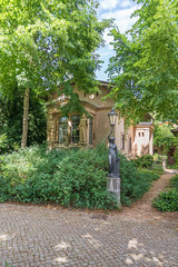 Gate house at the Hospitallers' Gate of the Glienicke Park  in Berlin, Germany