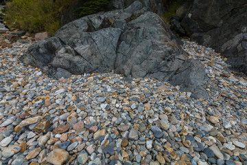Smooth Colorful Stones, Little Hunters Beach, Acadia National Park, Maine