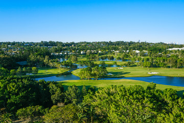 Golf Course landscape view