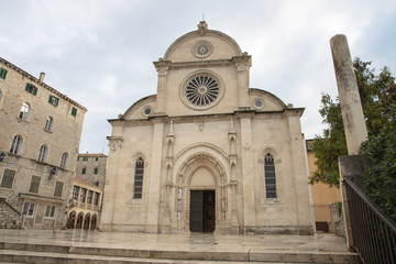 Views of Cathedral of Saint James, Sibenik, Croatia
