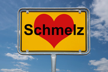 Ortstafel Schmelz