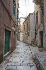 Fototapeta na wymiar Views of the city of Sibenik, Croatia