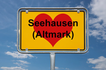 Ortstafel Seehausen (Altmark)
