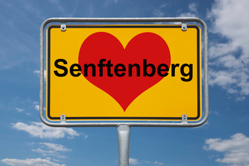 Ortstafel Senftenberg