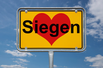 Ortstafel Siegen