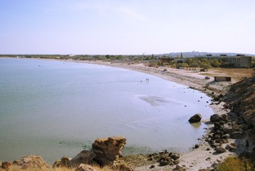 view of the beach in Crimea