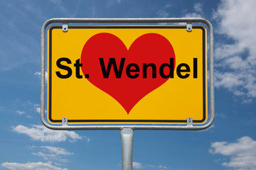 Ortstafel St. Wendel