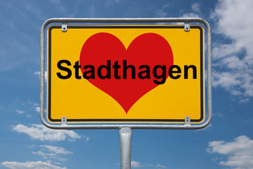 Ortstafel Stadthagen