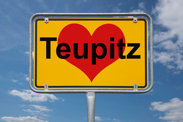 Ortstafel Teupitz