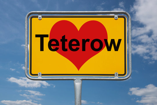 Ortstafel Teterow