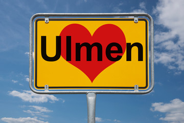 Ortstafel Ulmen