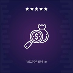 tax vector icon modern illustration