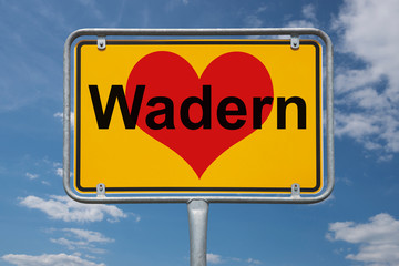 Ortstafel Wadern