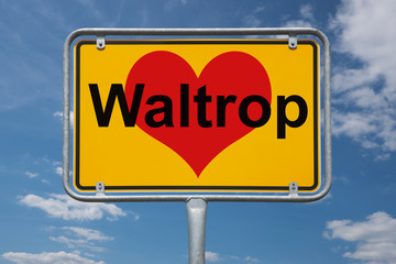 Ortstafel Waltrop