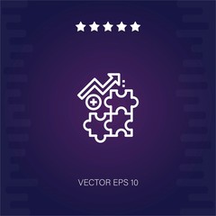 strategy vector icon modern illustration