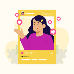 Influencer concept blogger review