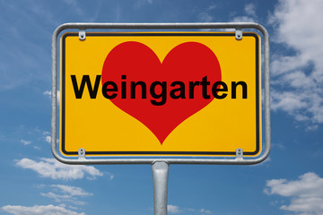 Ortstafel Weingarten