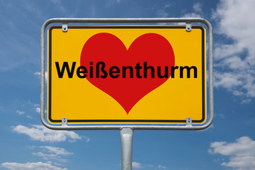 Ortstafel Weißenthurm