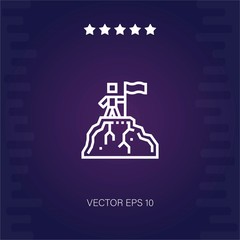 success vector icon modern illustration