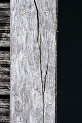 Old and weathered wooden background texture
